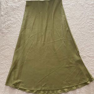 Green Midi Skirt